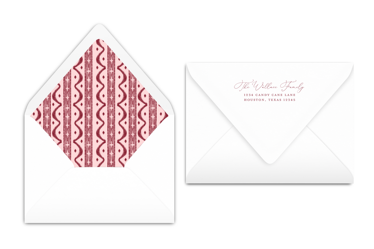 Glory to God Ikat Stripe Card