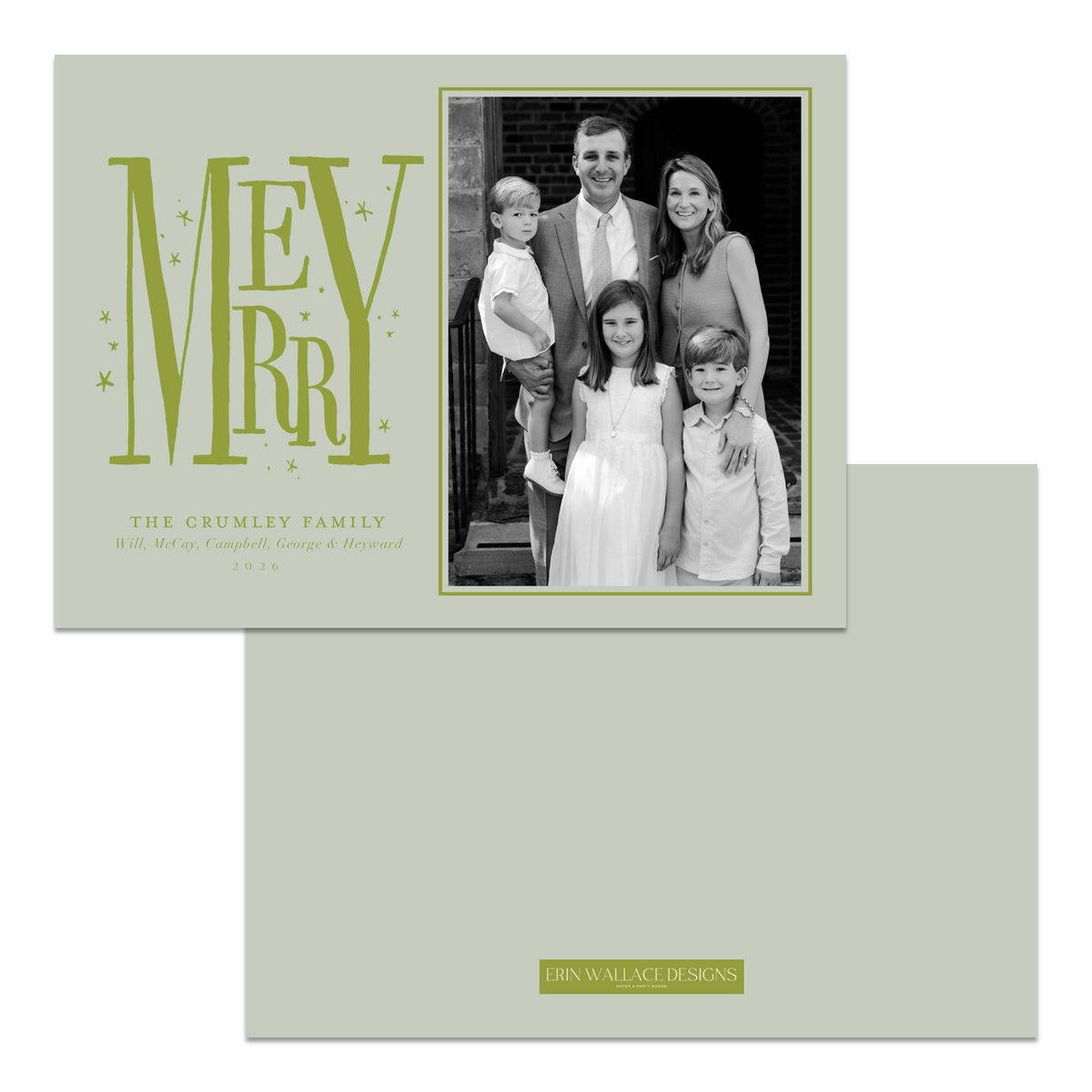 Merry Block Card