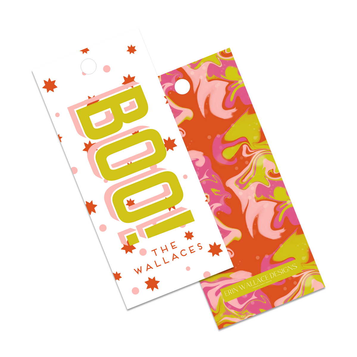 Marble BOO Gift Tag
