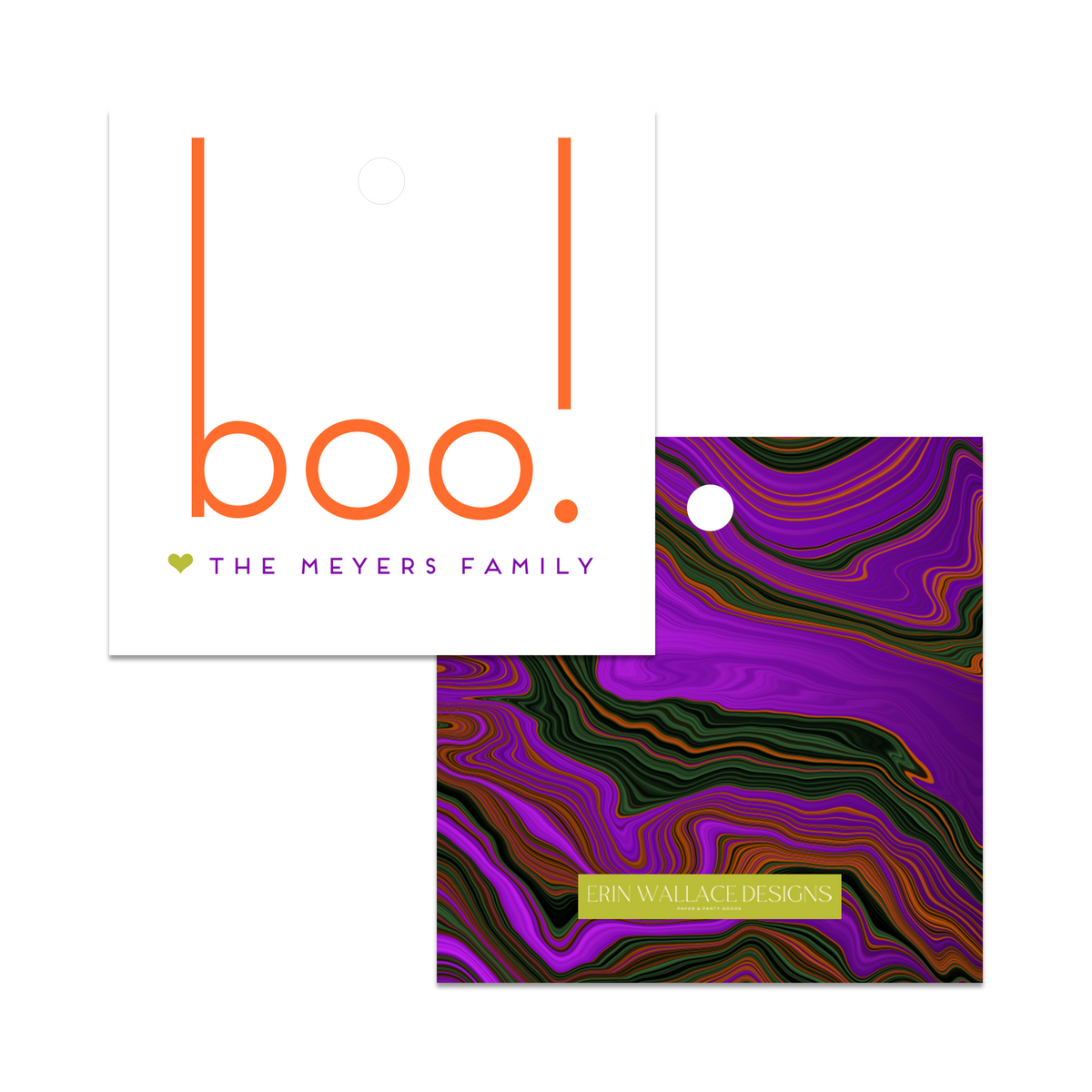 Boo Marble Tag
