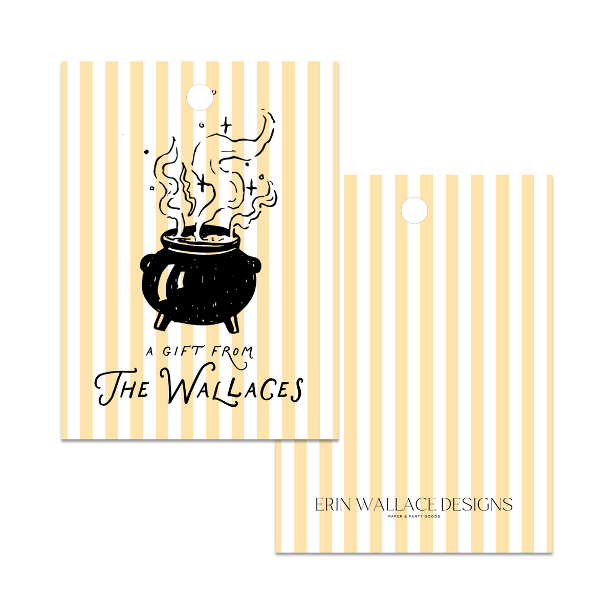 Cauldron Gift Tag