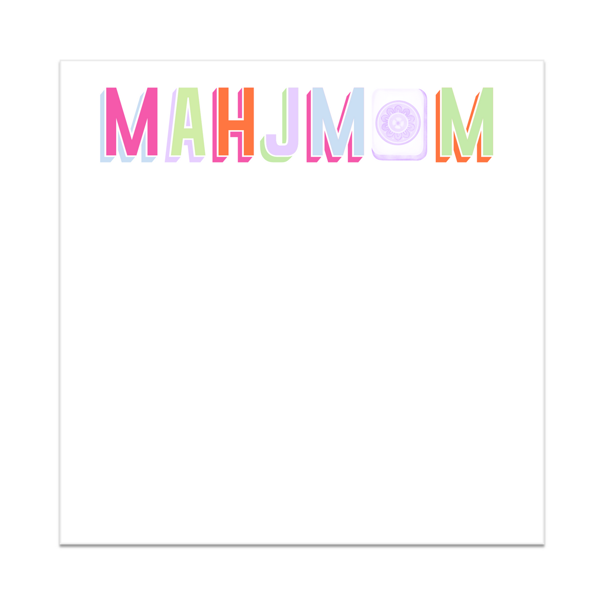 Mahjong Mom Notepad