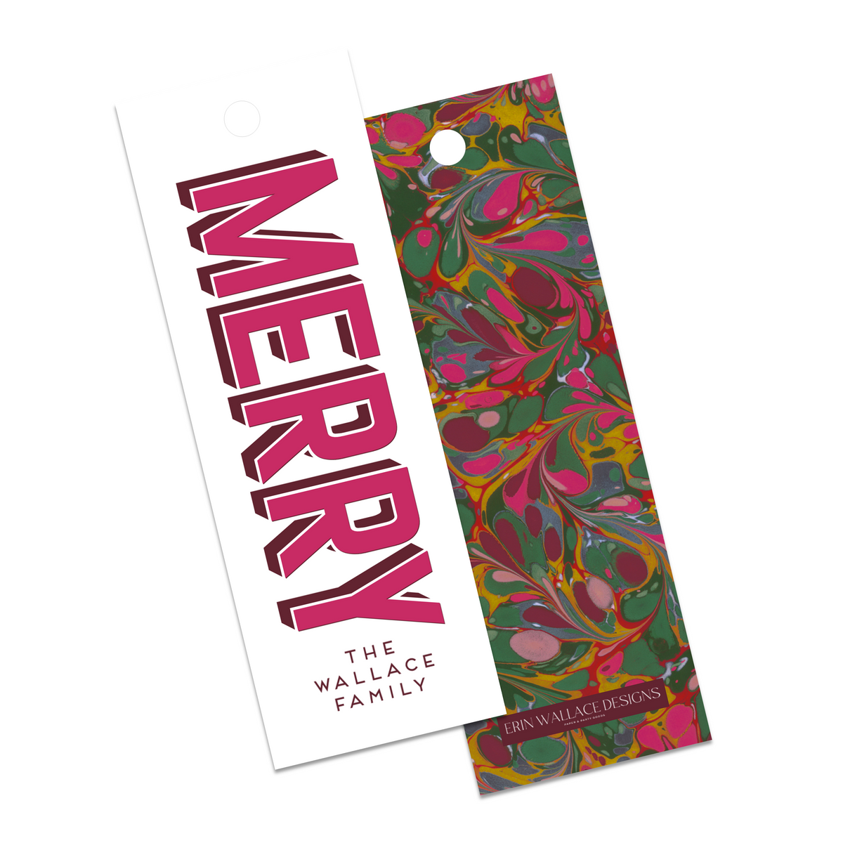 Merry Marble Gift Tag