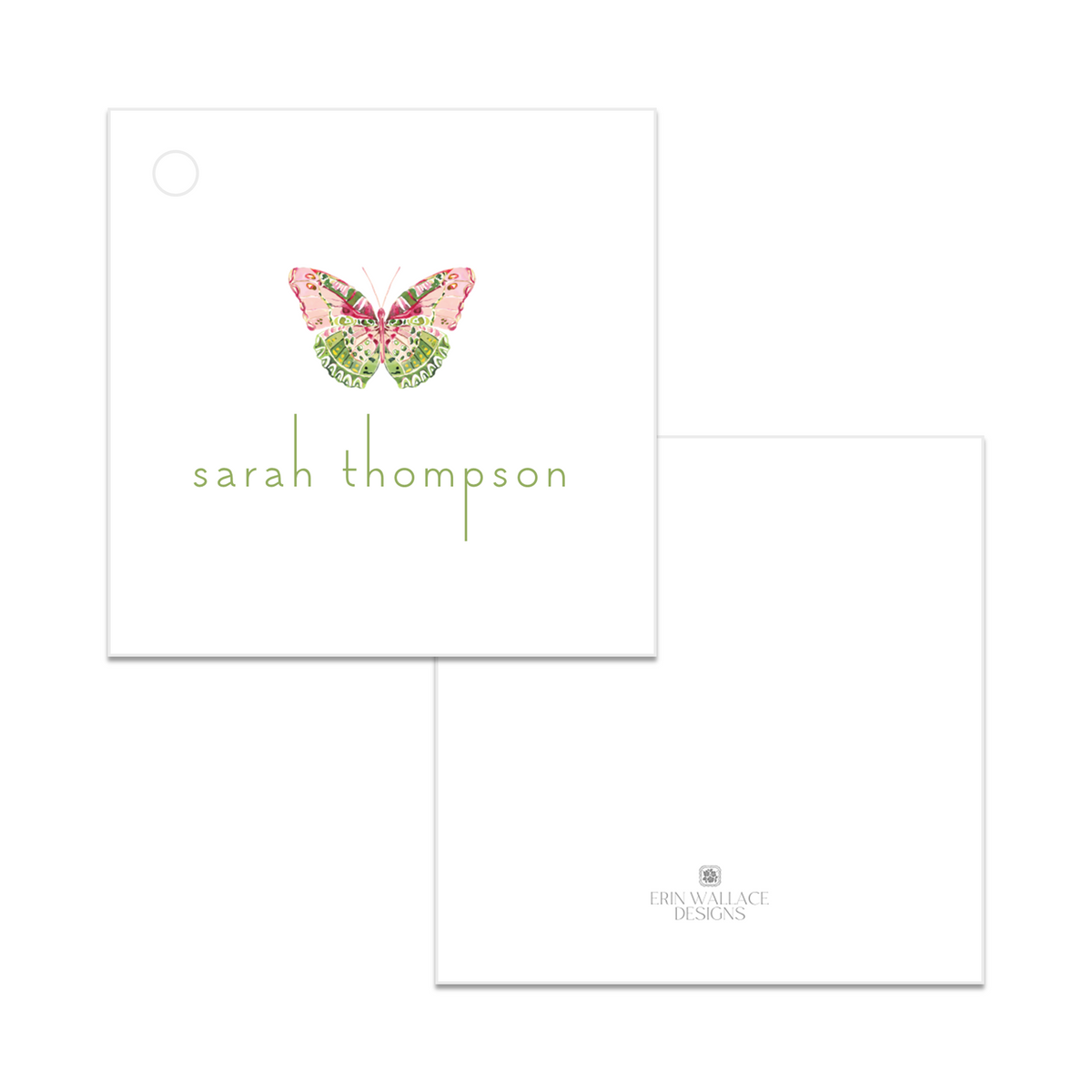 Watercolor Butterfly Enclosure Cards or Gift Tags