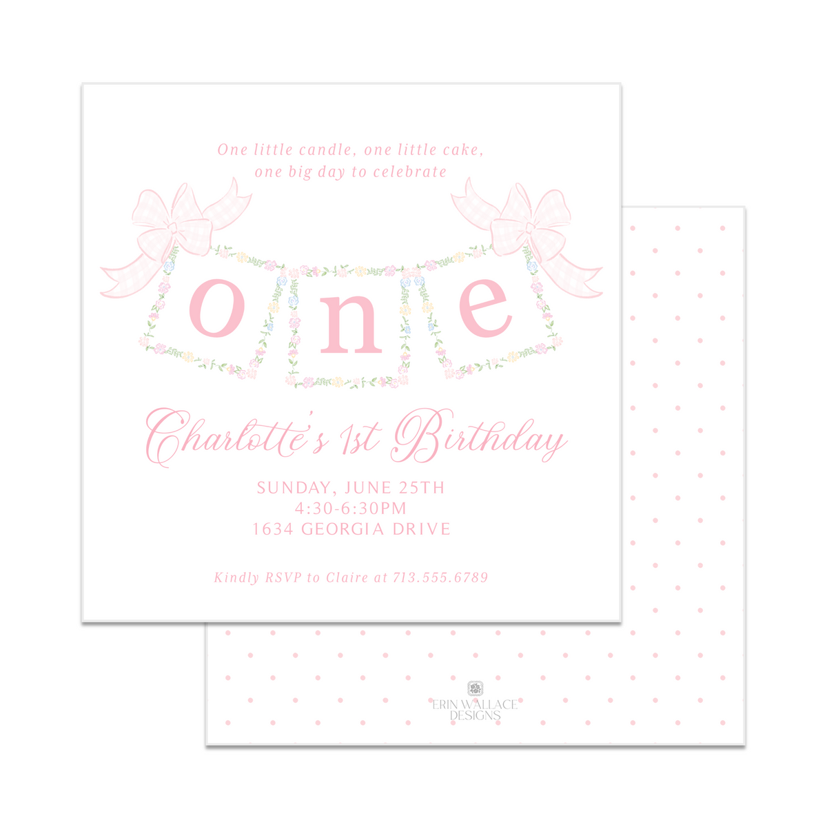 Birthday Banner Birthday Invitations