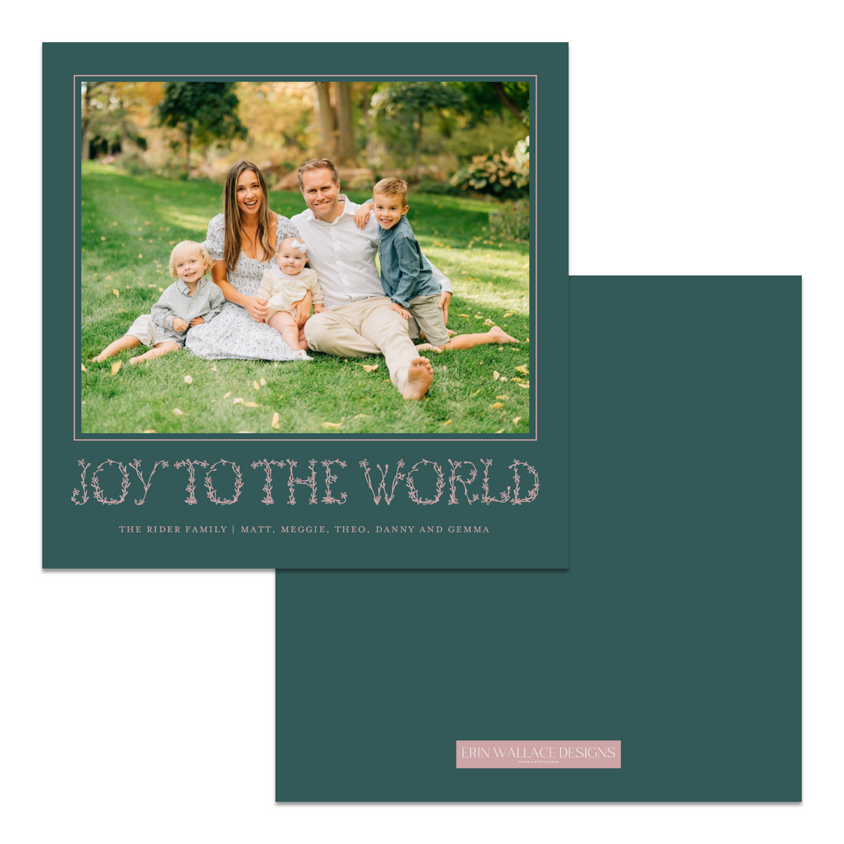 Joy to the World Square Card