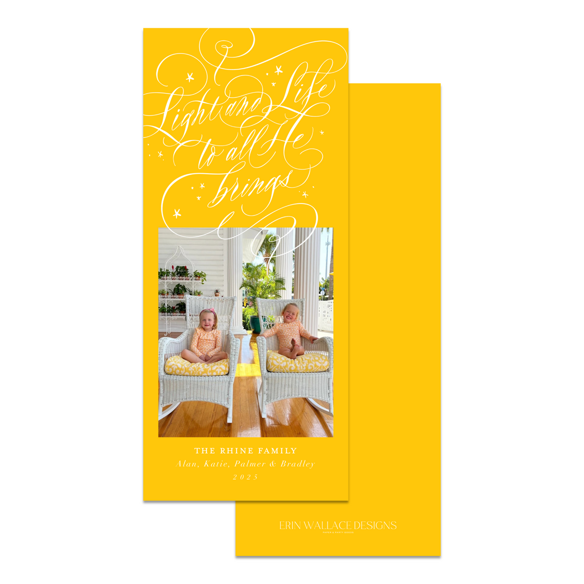 Light & Life Tall Skinny Card