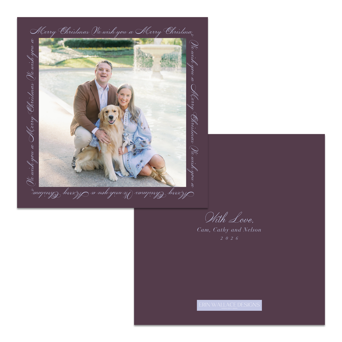 Merry Christmas Square Card