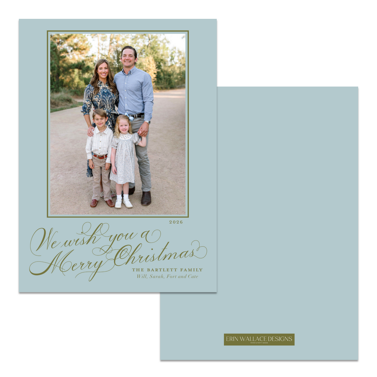 We Wish You a Merry Christmas Card