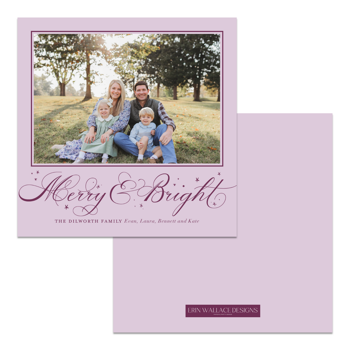 Merry & Bright Square Card