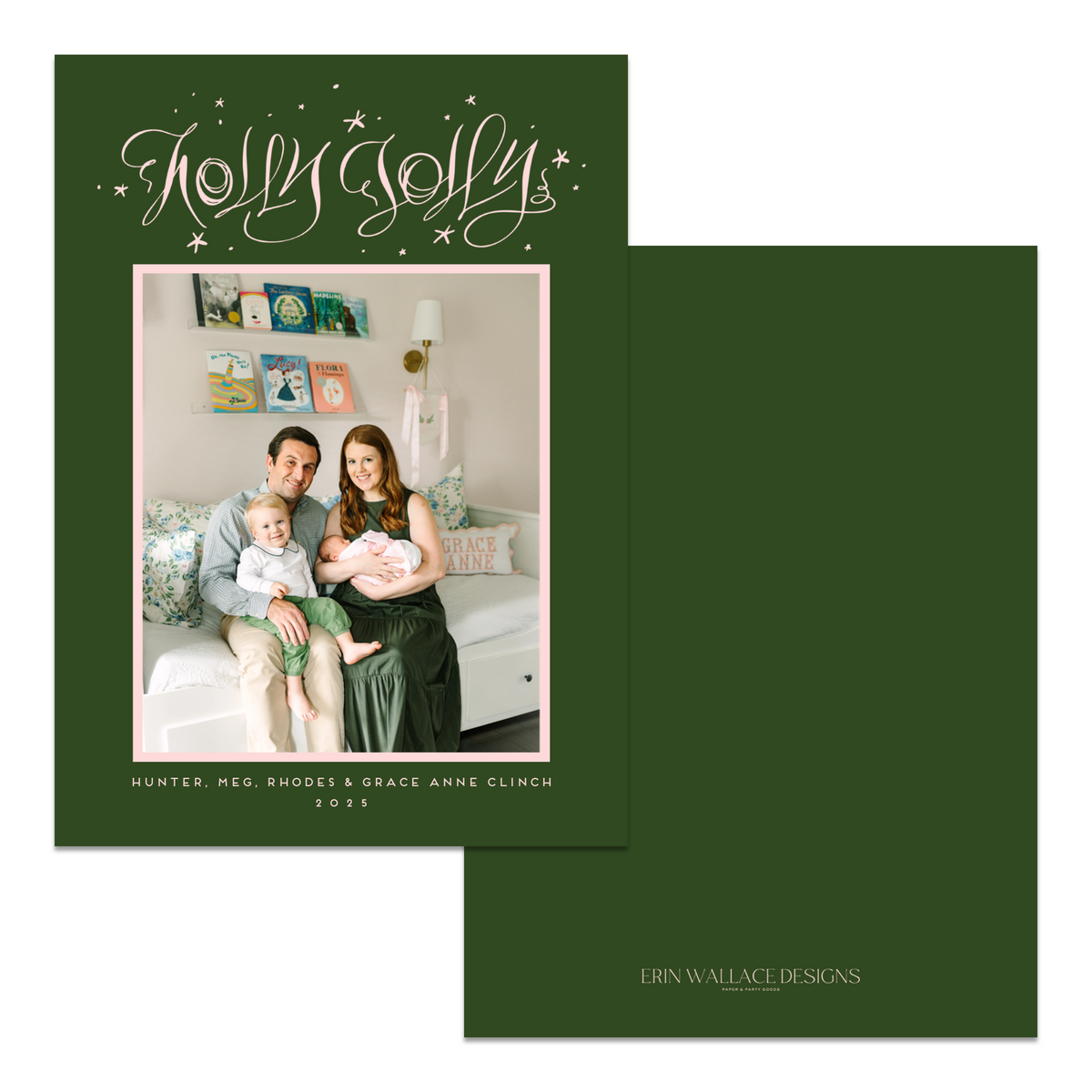Holly Jolly Card