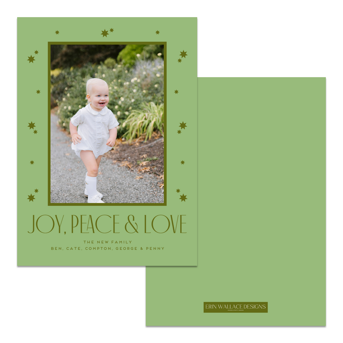 Joy Peace Love Card