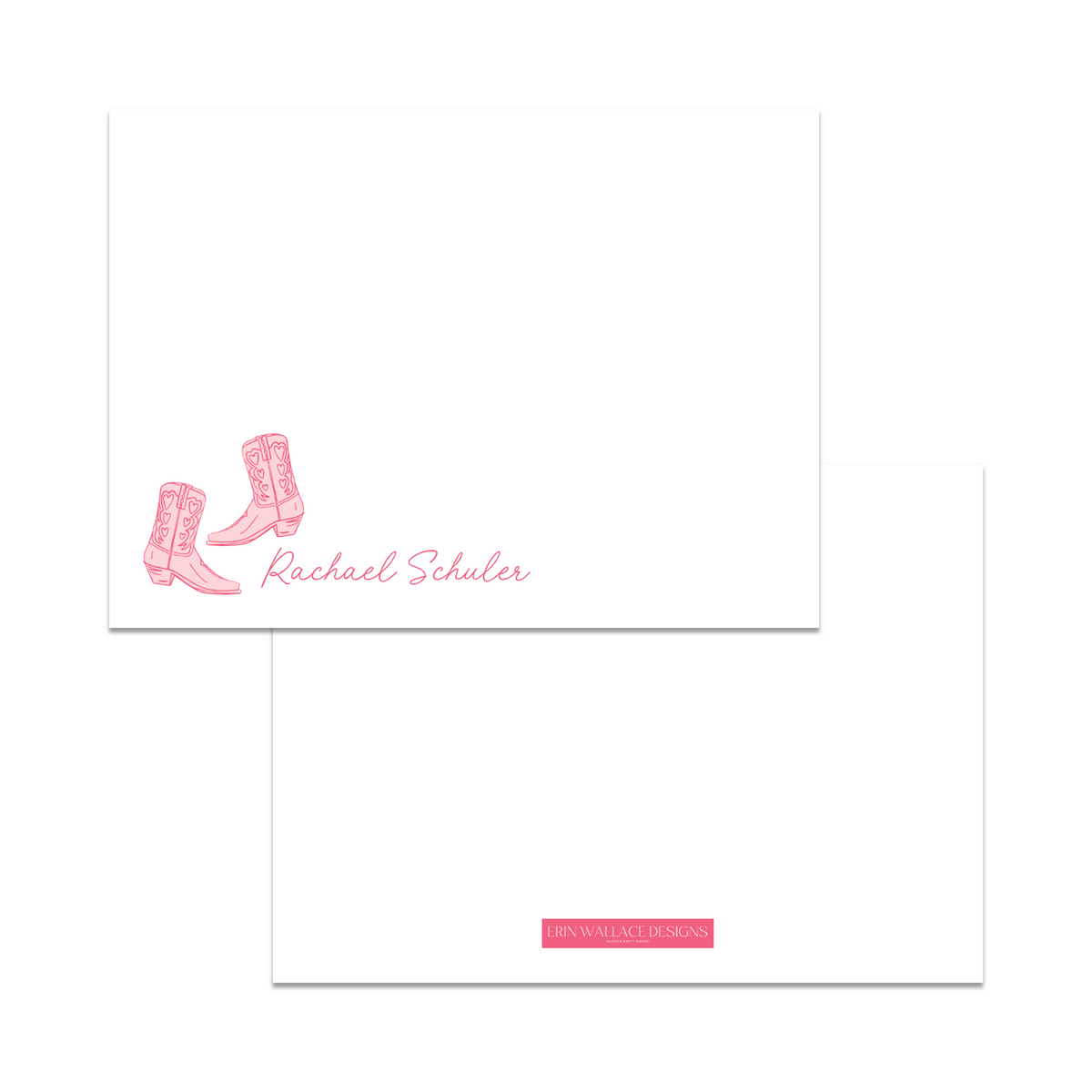 Rodeo Boots Flat Note Cards