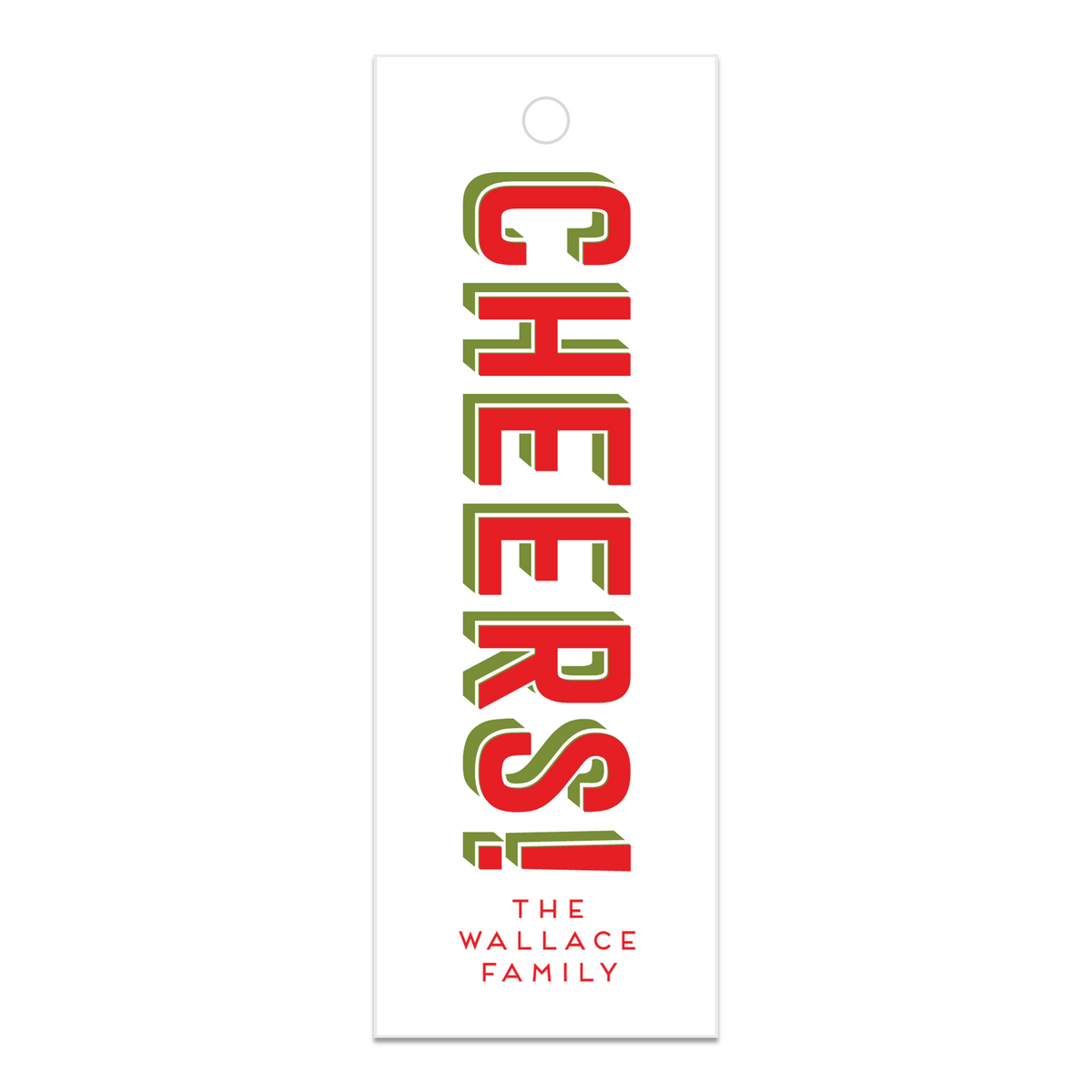 CHEERS Gift Tag