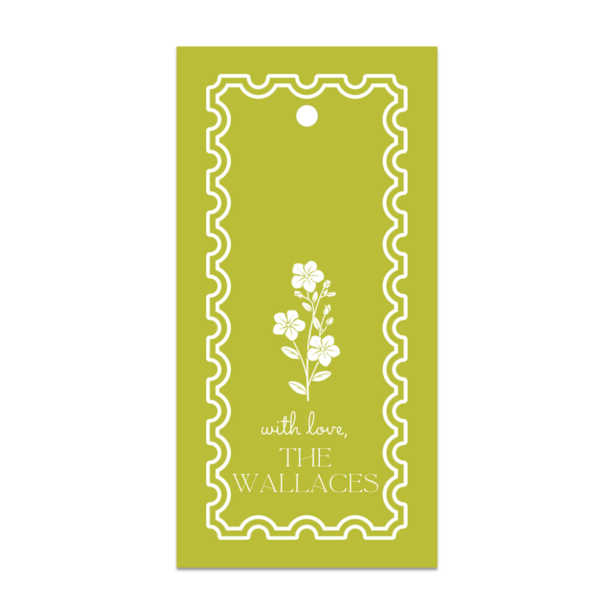 Forget Me Not Gift Tag