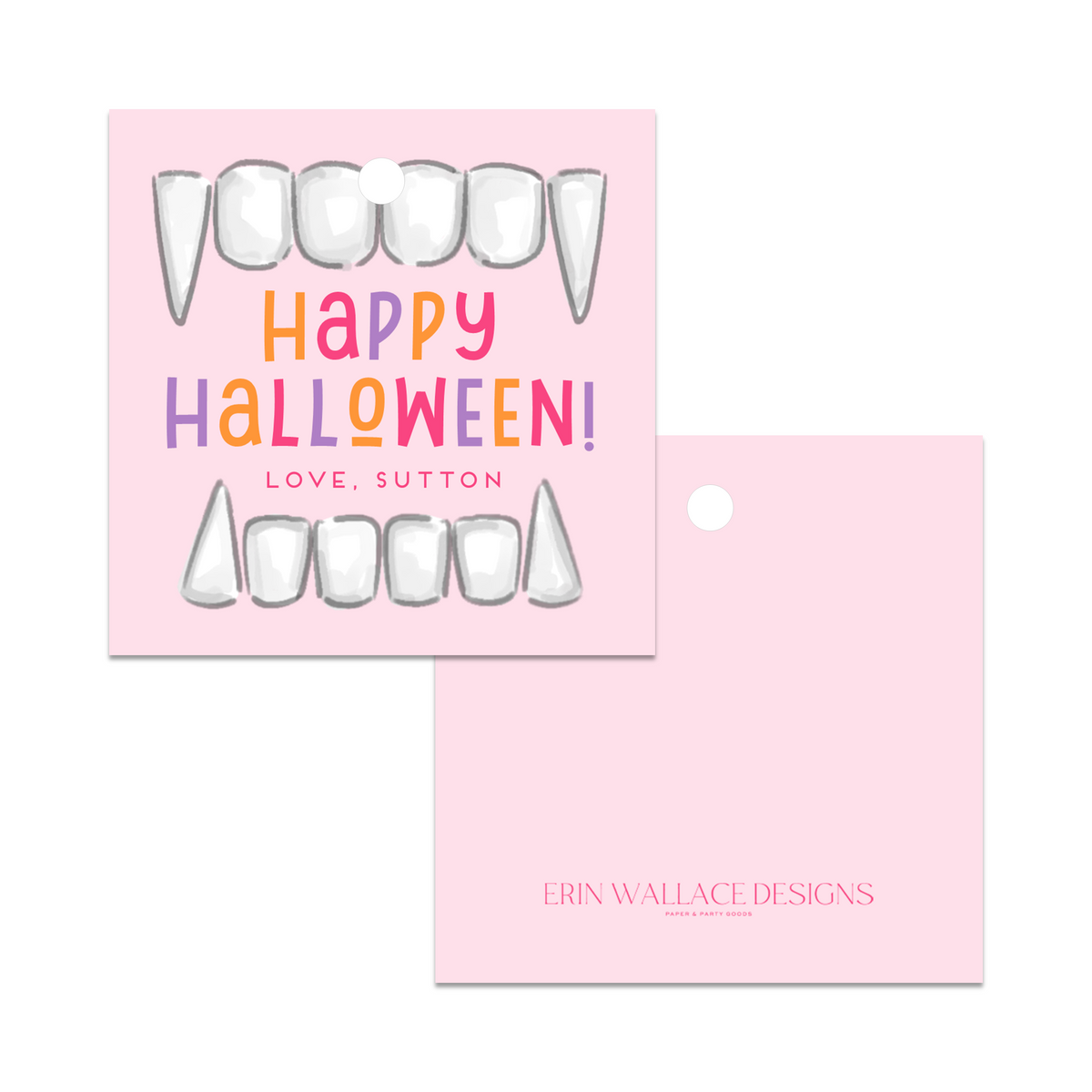 Girls Fangs Tag