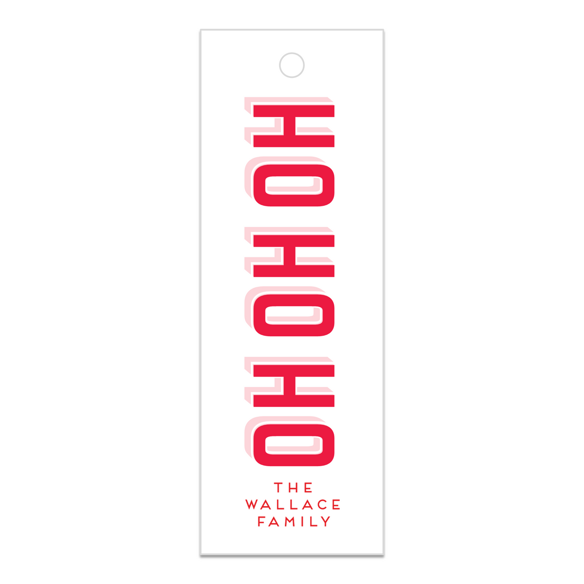 HO HO HO Gift Tag