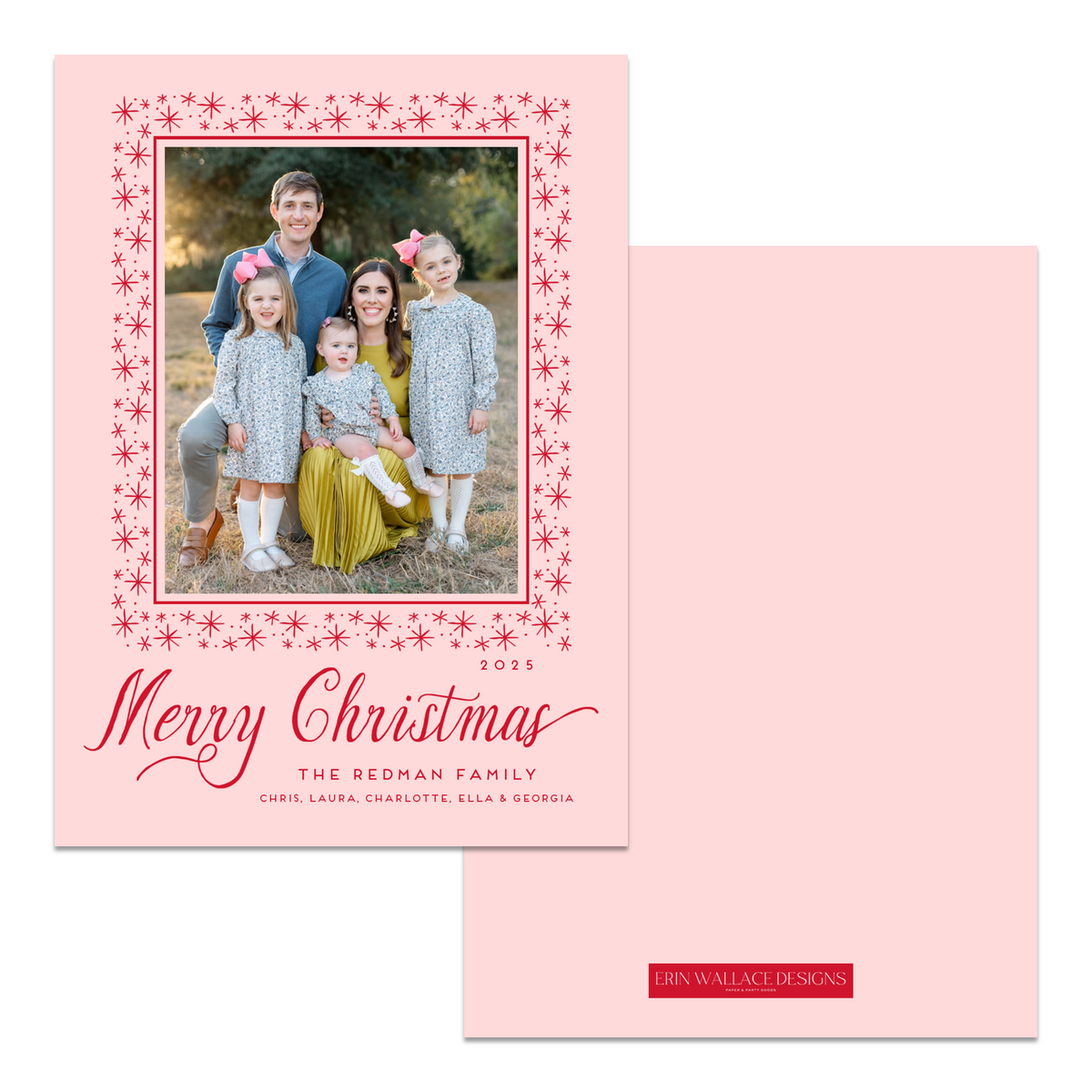 Twinkle Frame Merry Christmas Card