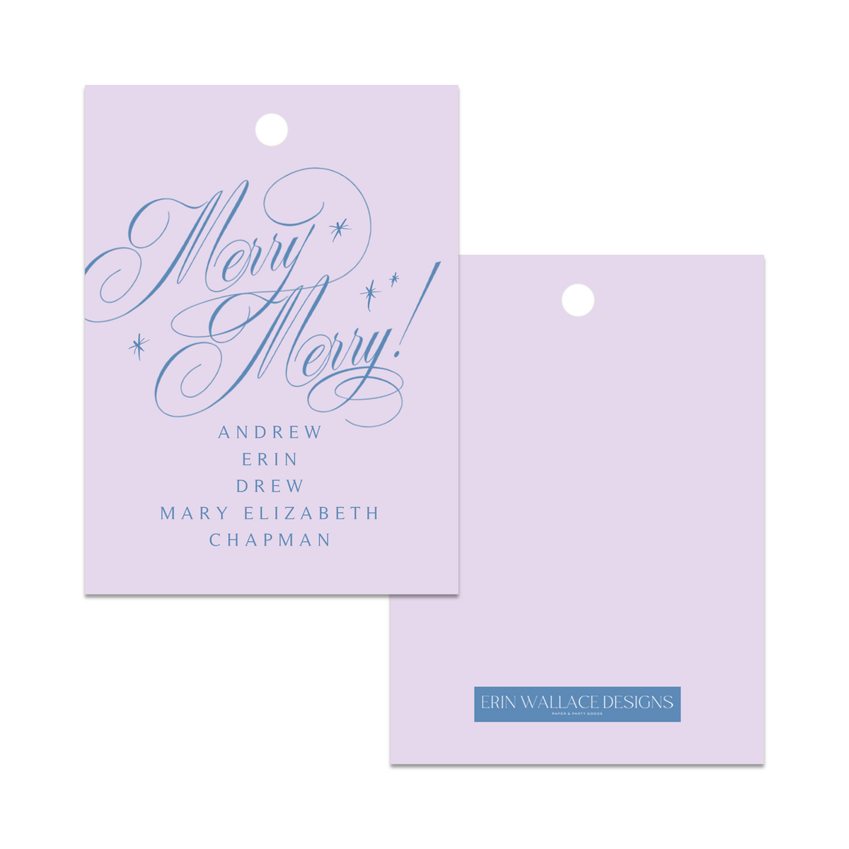 Merry Merry Family Gift Tag