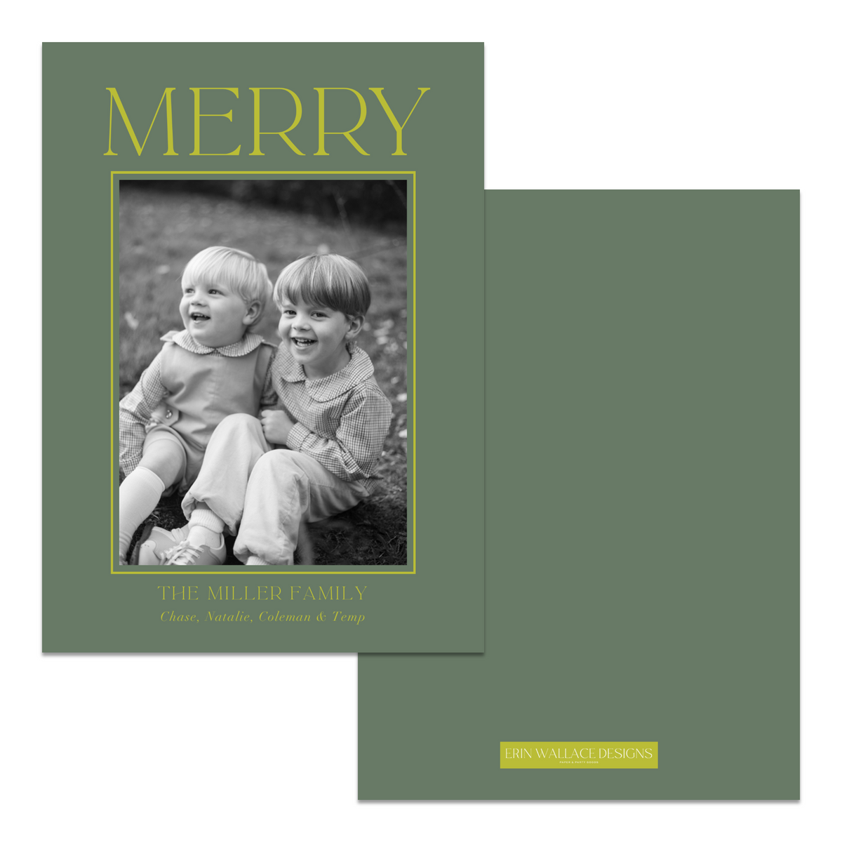 Simple MERRY Card