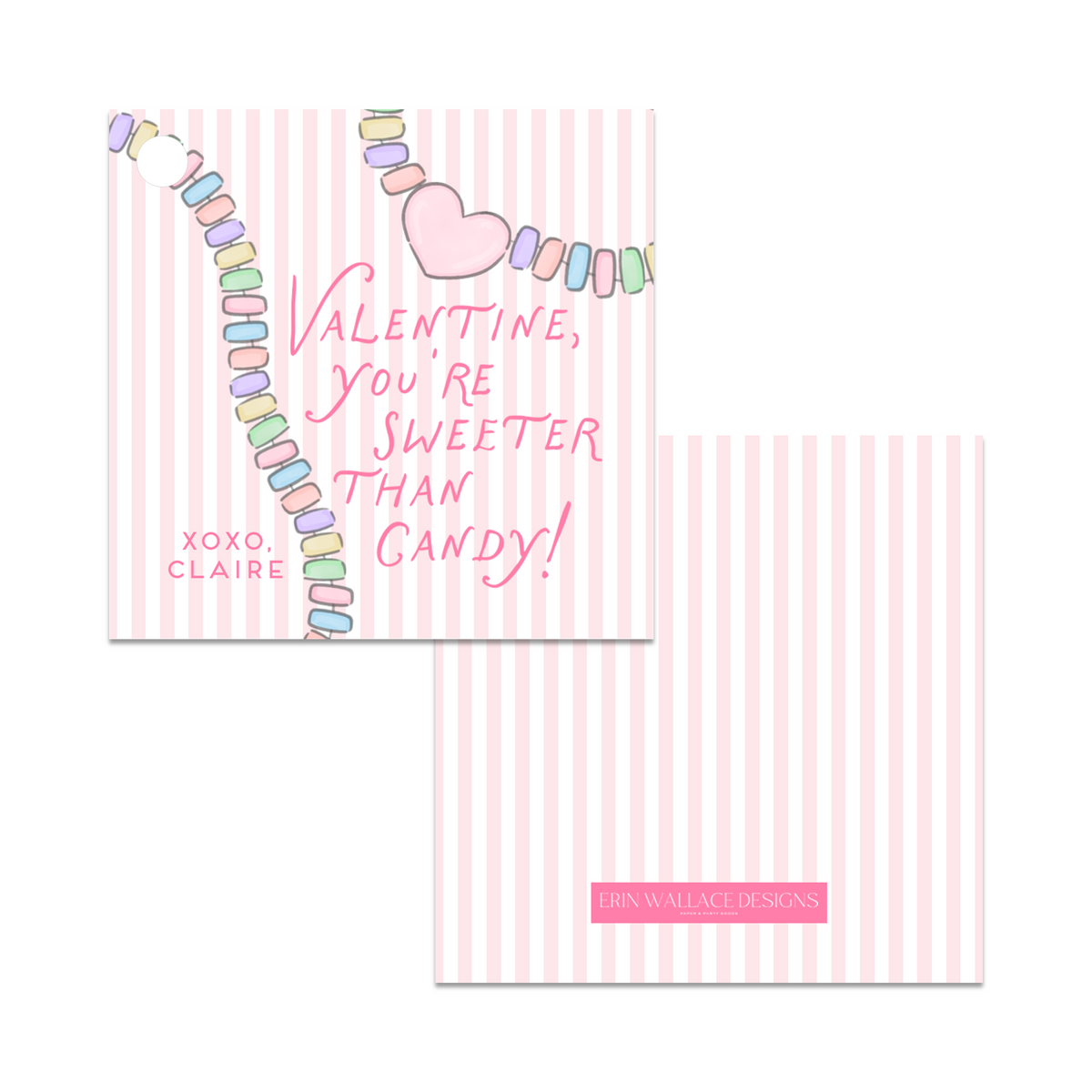 Candy Jewelry Valentines