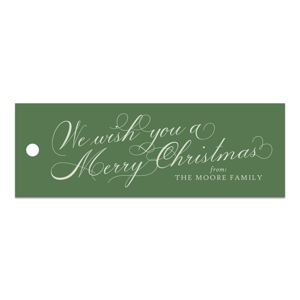 We Wish You Gift Tag