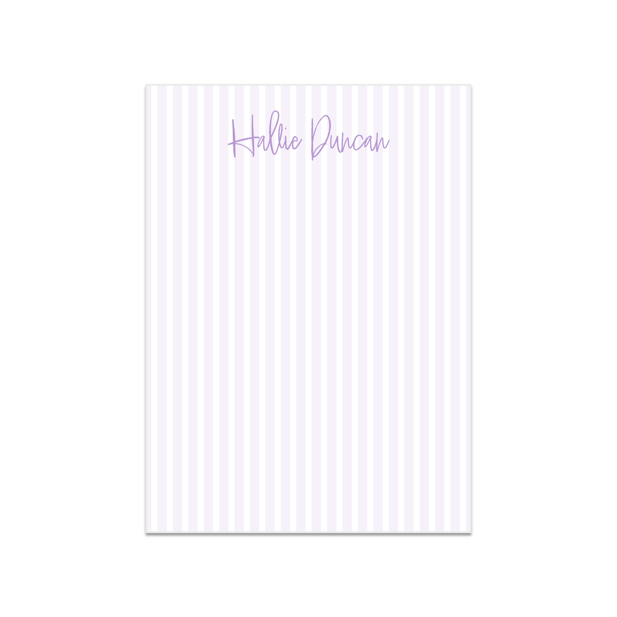 Skinny Stripes Notepad