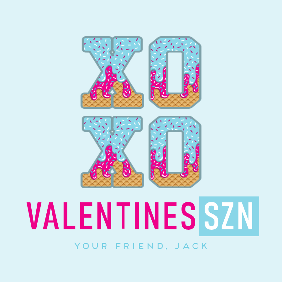 Baseball SZN Valentines Stickers