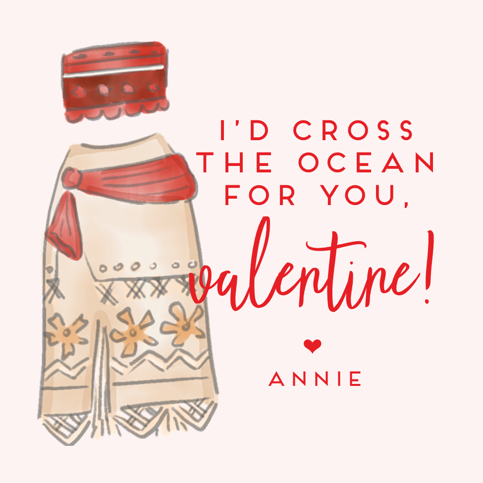 Island Princess Valentines Stickers