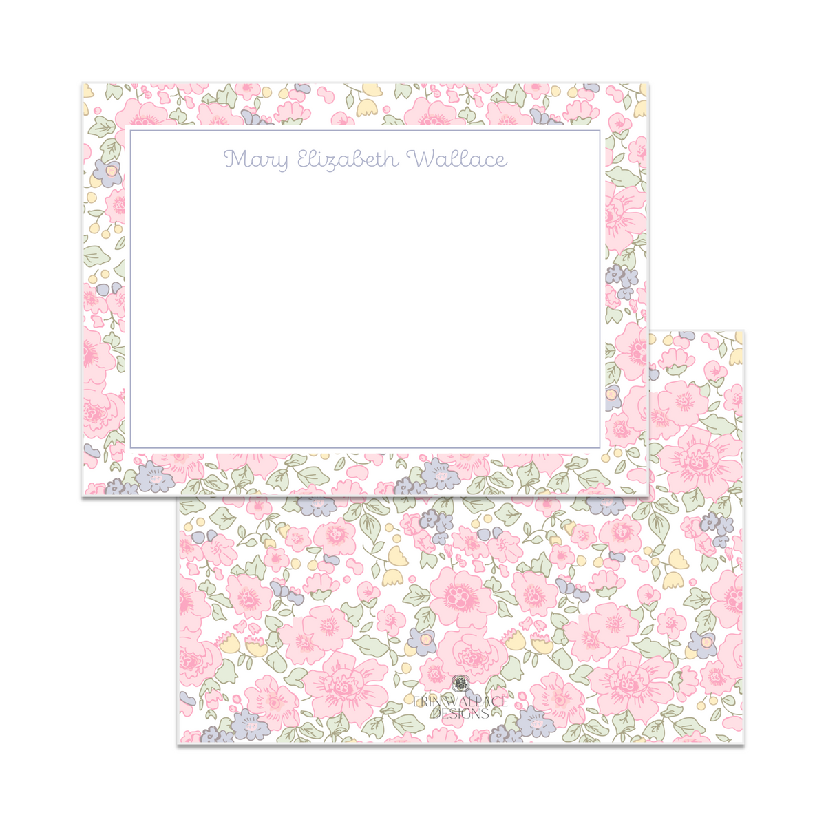 Blush + Lavender Liberty Note Cards