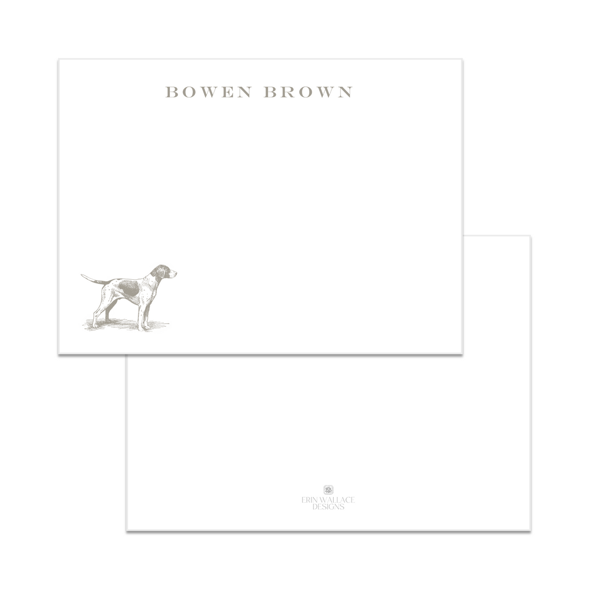 Pointer Dog Note Cards