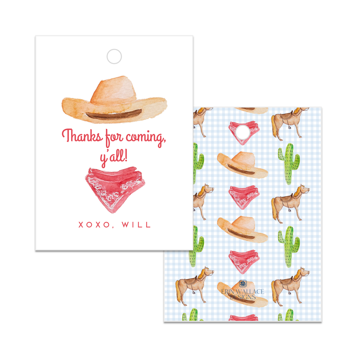 Rodeo Cowboy Birthday Invitations