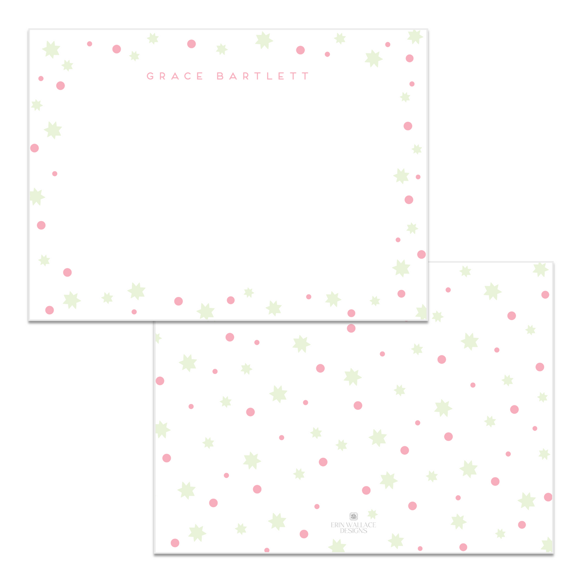 Girls Confetti Note Cards