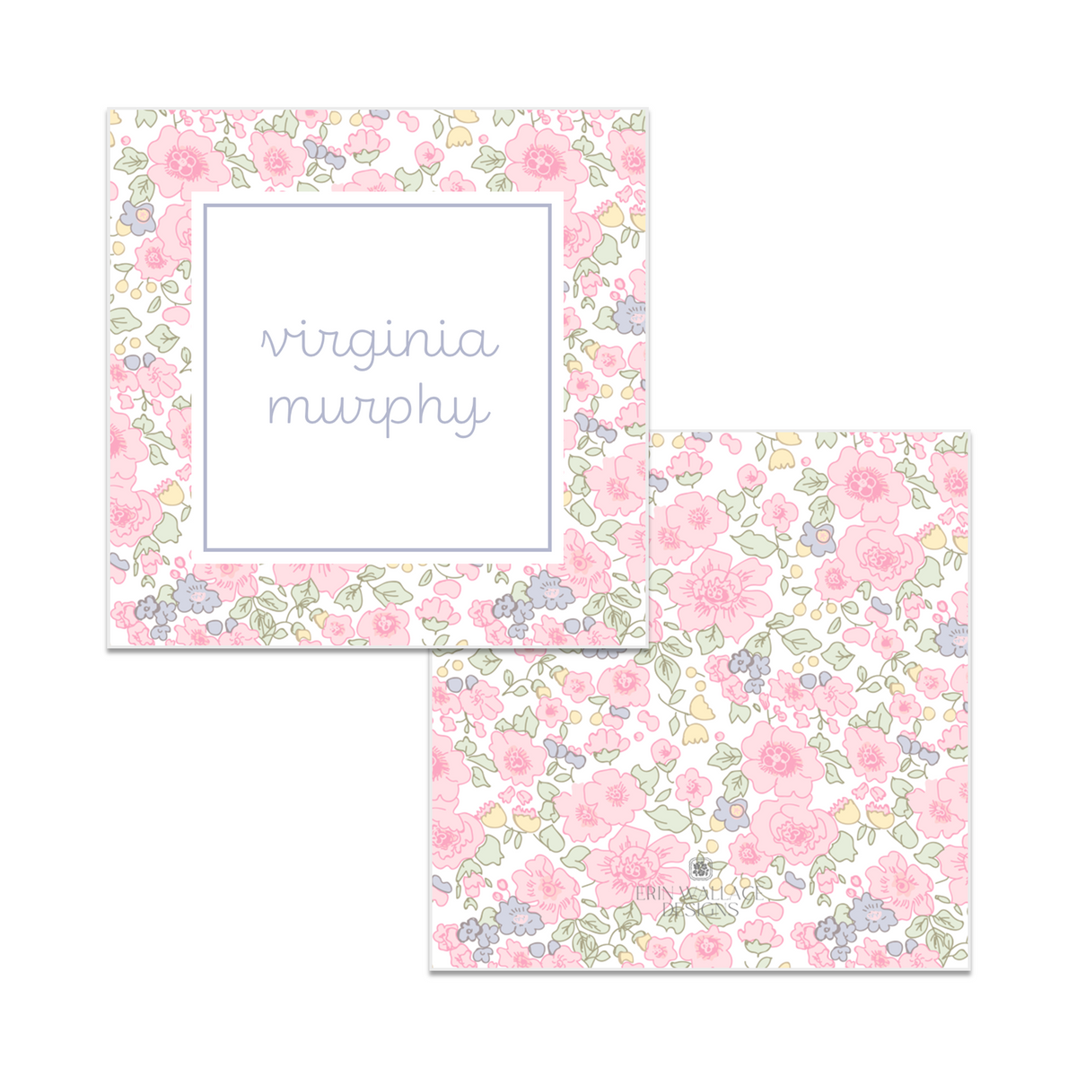 Girls Blush + Lavender Liberty Enclosure Cards or Gift Tags