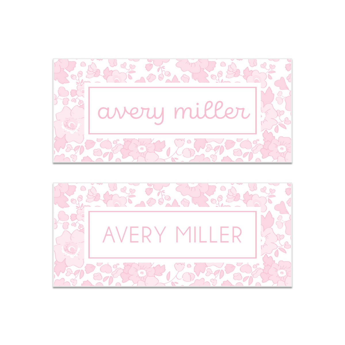 Light Pink Liberty Labels