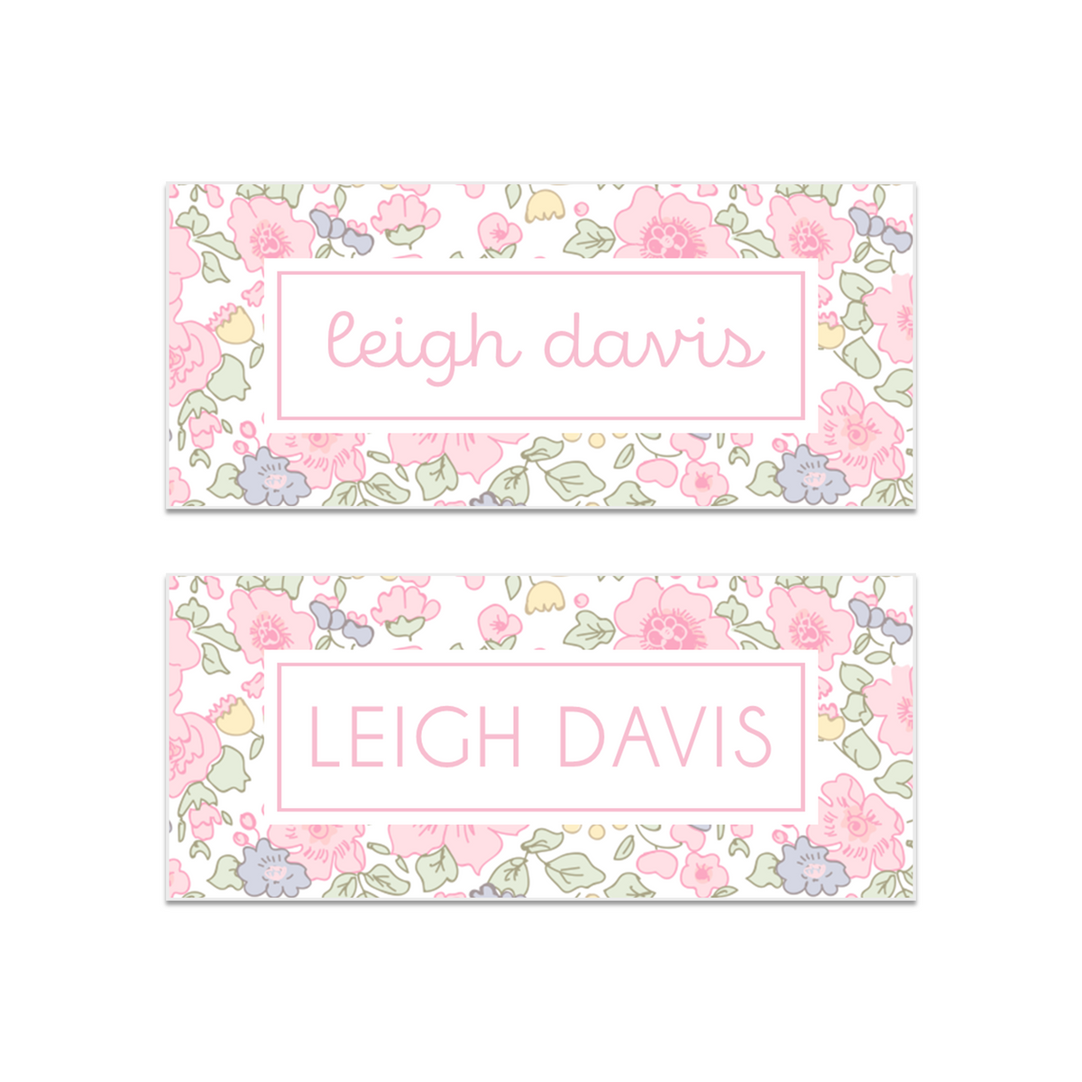 Blush + Lavender Liberty Labels