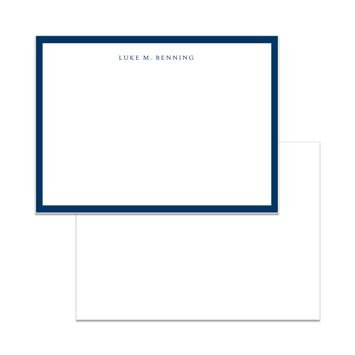 Classic Thick Border Note Cards