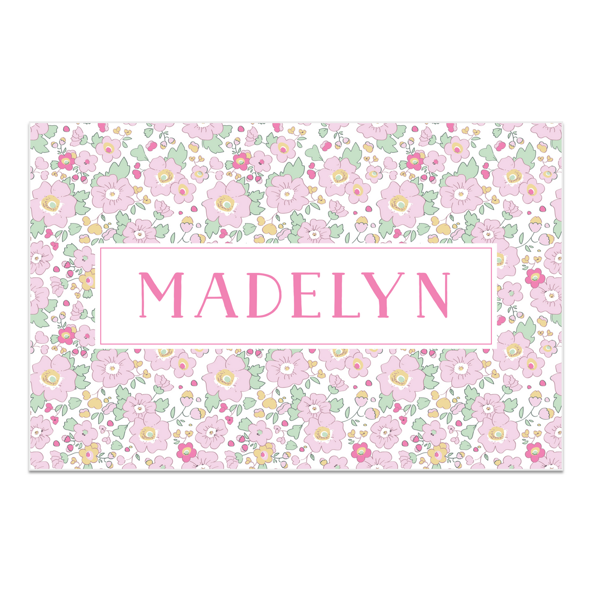 Pink + Mint Liberty Placemat