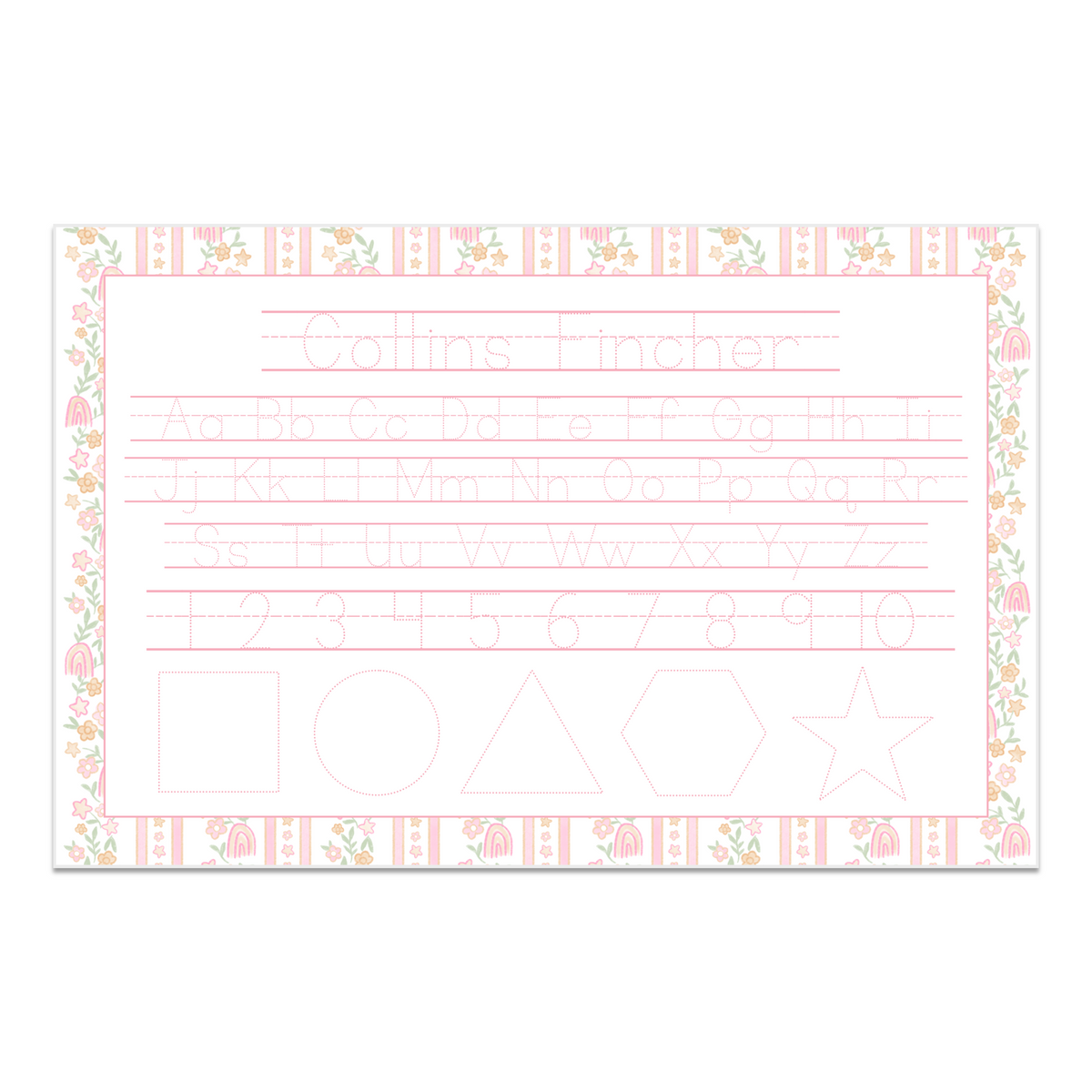 Rosy Rainbows Placemat